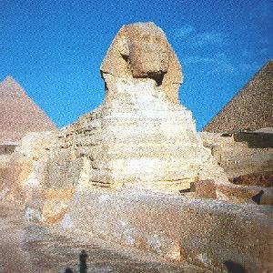 The Great Sphinx, Giza, Egypt.